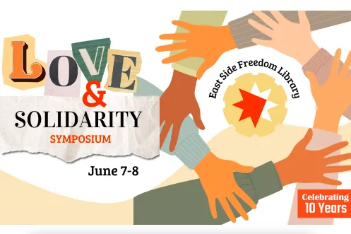 Logo for ESFL Love & Solidarity symposium