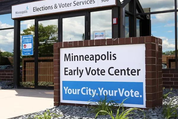 The Minneapolis early vote center