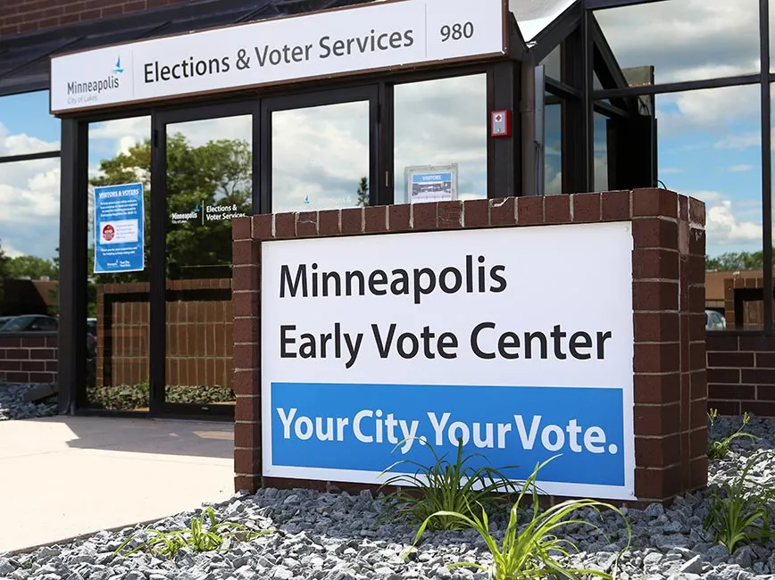 The Minneapolis early vote center
