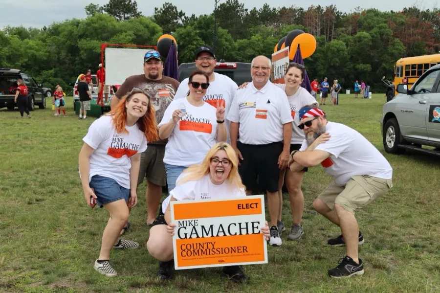 Mike Gamache and campaign team