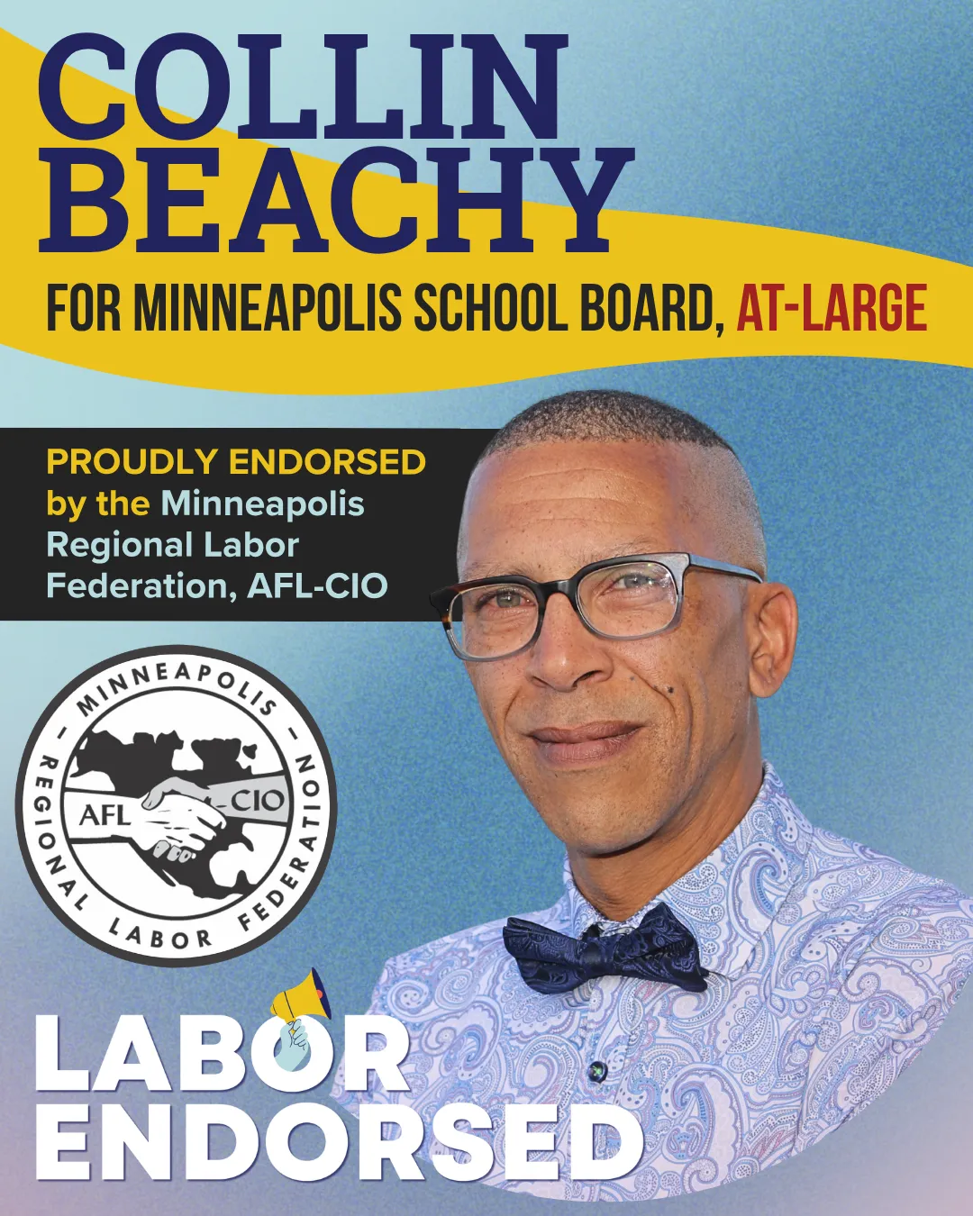 The MRLF is proud to endorse Collin Beachy for Minneapolis School Board At-Large