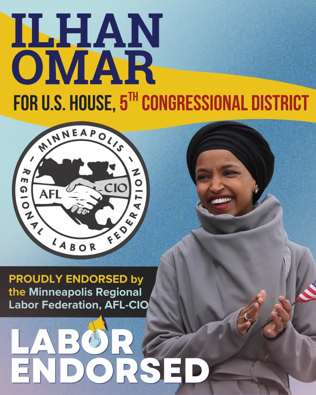 The MRLF is proud to endorse Ilhan Omar for U.S. House 5th Congressional District
