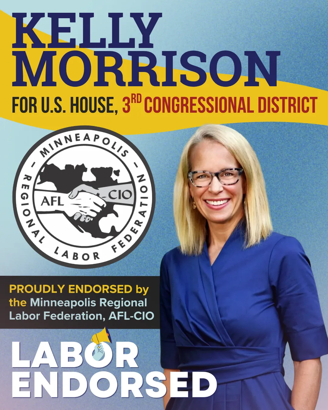 The MRLF is proud to endorse Kelly Morrison for U.S. House 3rd Congressional District