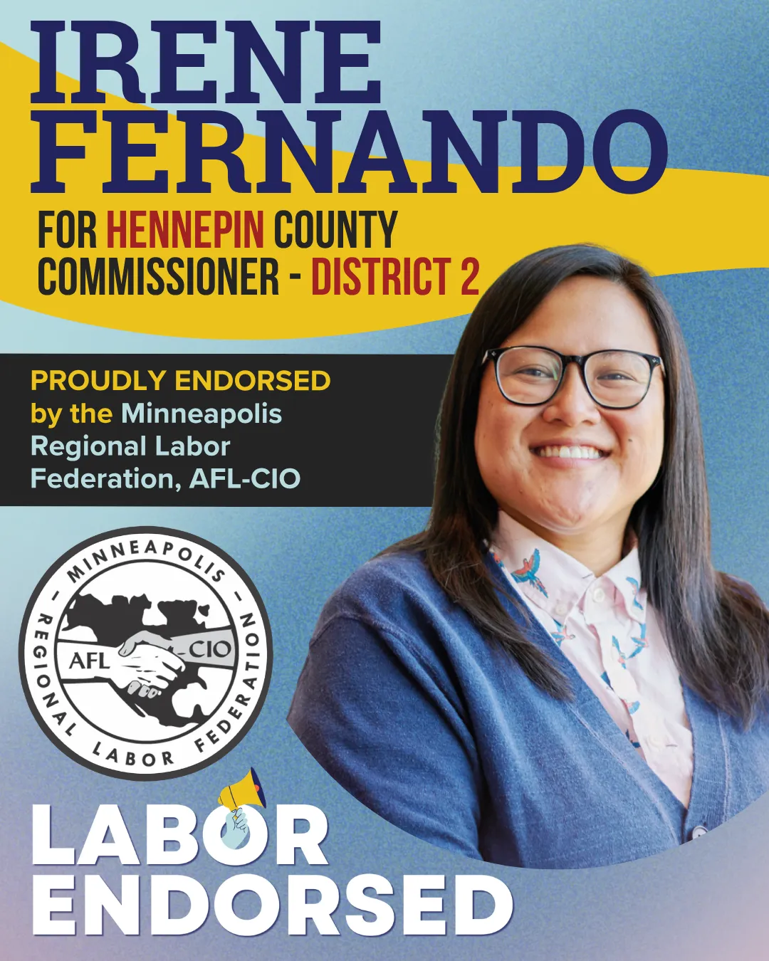 Irene Fernando for Hennepin County Commissioner District 2